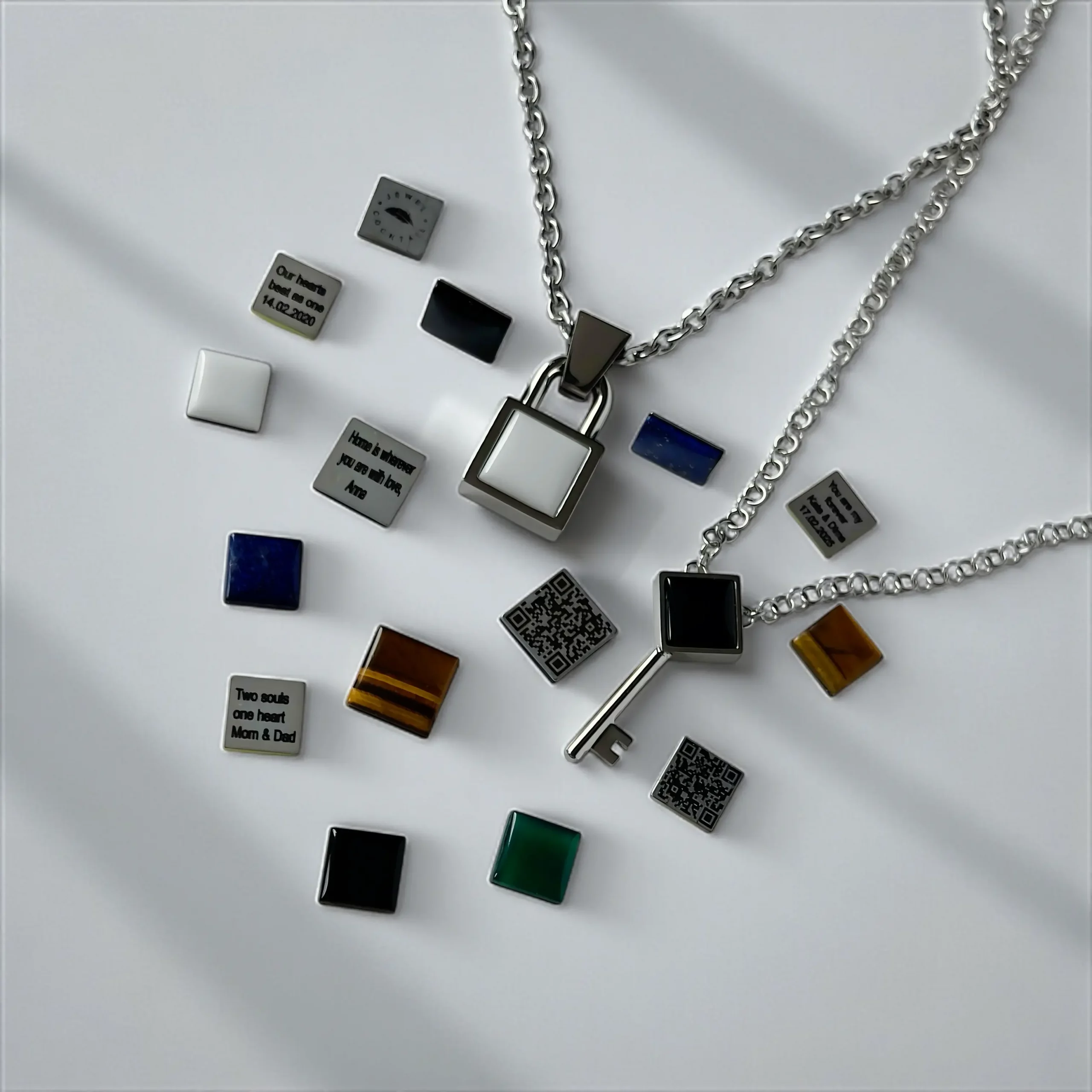 Hi-Tech jewelry — hidden message inside the stone